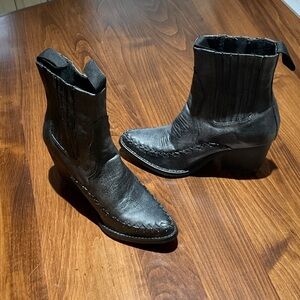 Jeffrey Campbell Black Heeled Boots